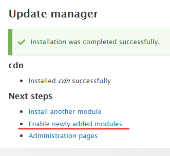 Activate new mosule in Drupal 8